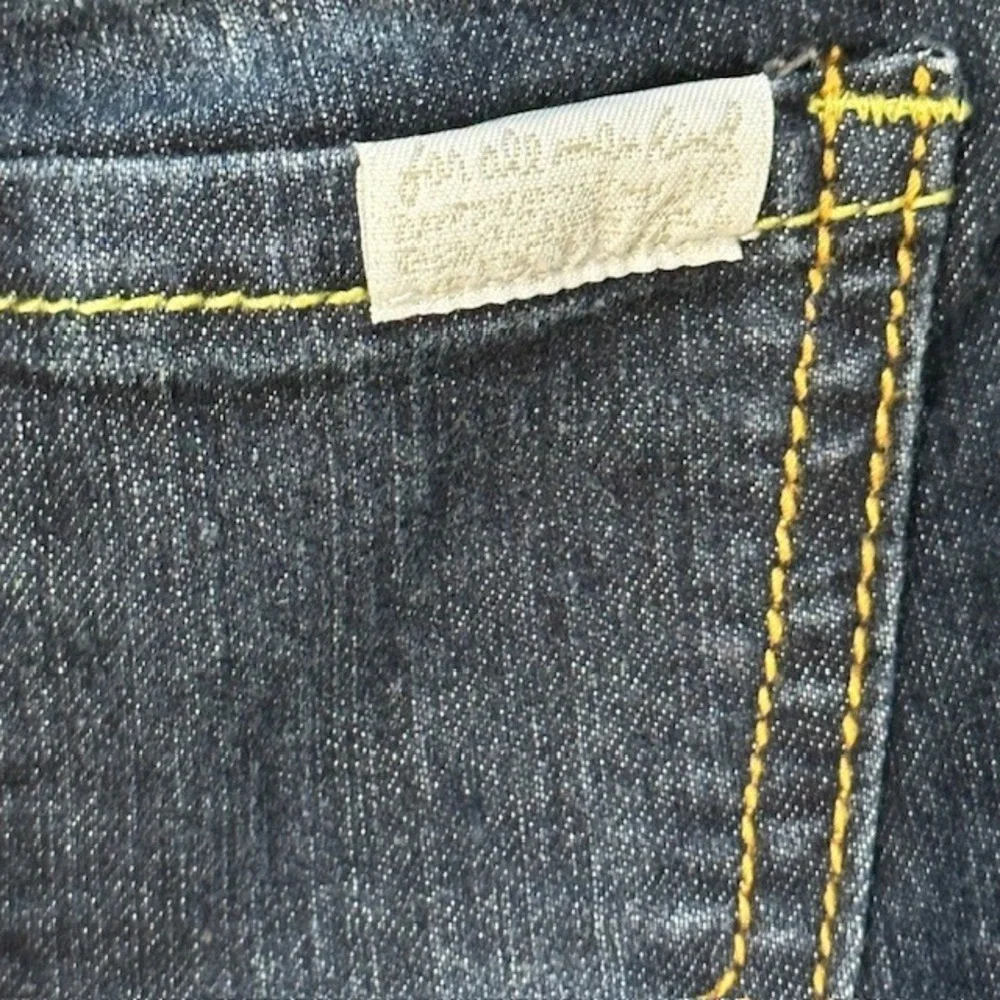 7 For All Mankind Kids Denim Jeans Dark Wash Snap‎ Button Closure 18M